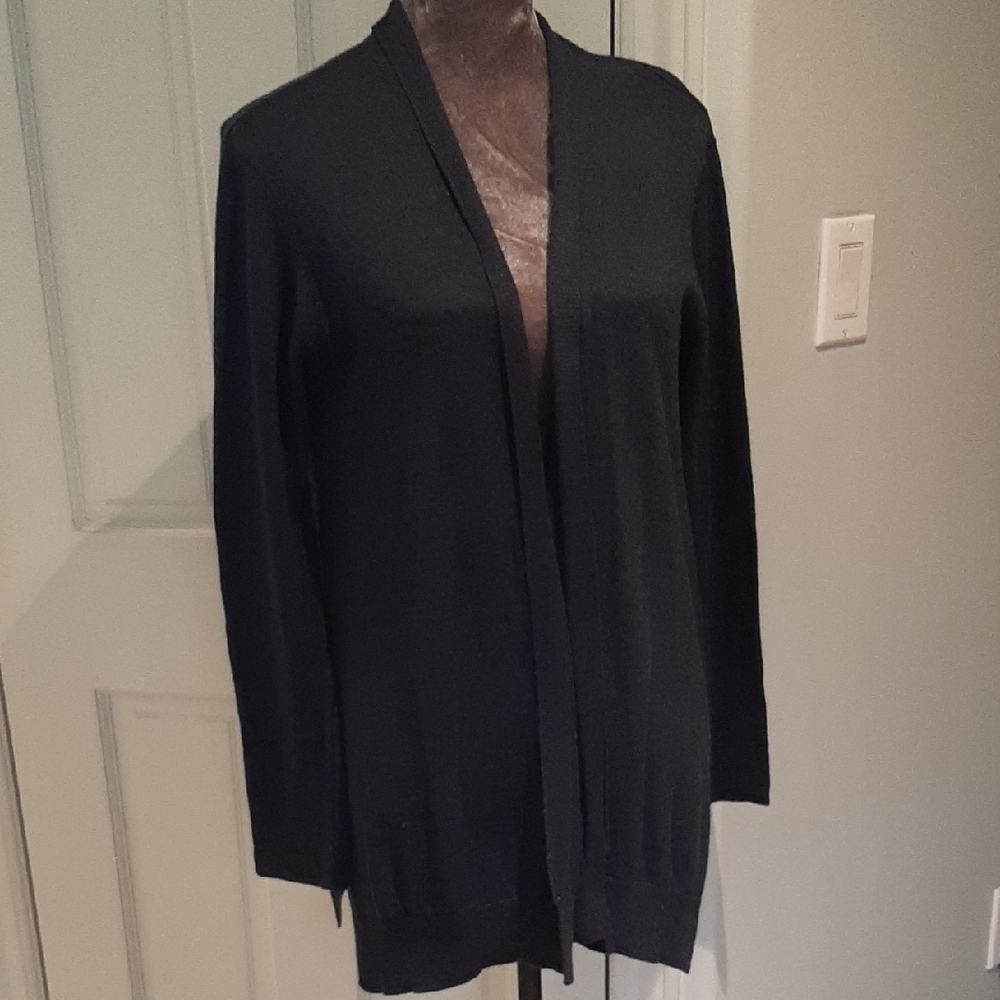 Pull&Bear🎑Midnight Blue Open Knit Cardigan Size L